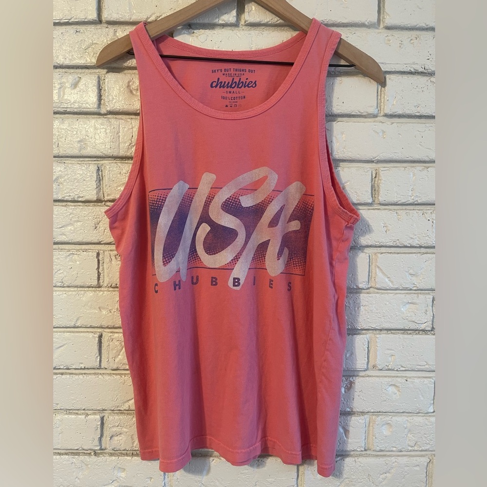 Chubbies USA Tank Top Size Small